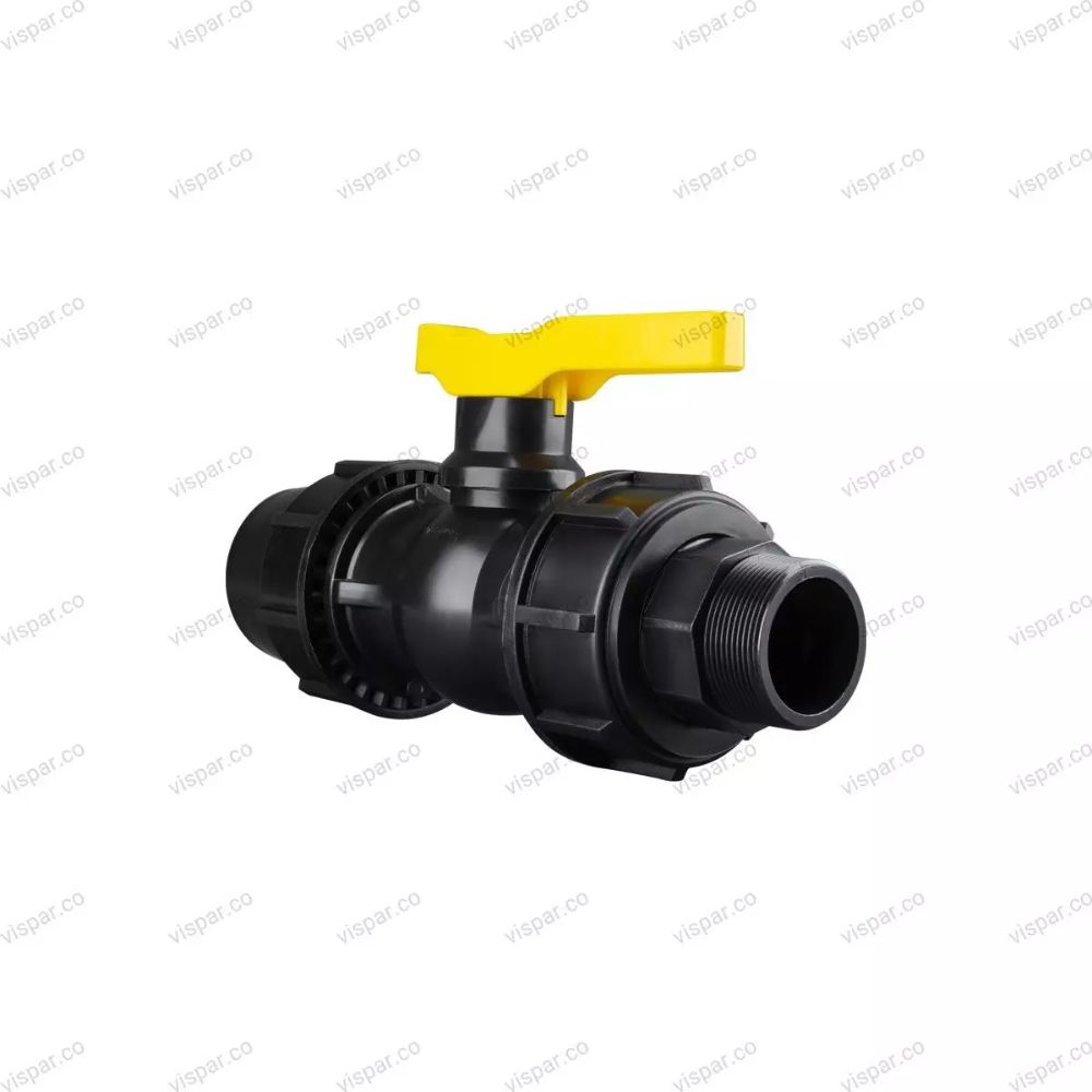 شیر توپی یکسر مهره مساوره یکسر رابط